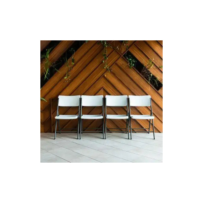 Premium White Folding Chair